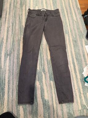 Abercrombie & Fitch Women's Skinny Gray Jeans
